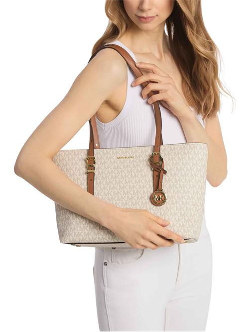 Borsa shopper con logo Quinn Michael Kors | 30T5GQNT2B149